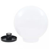 2 db LED gömblámpa 40 cm PMMA