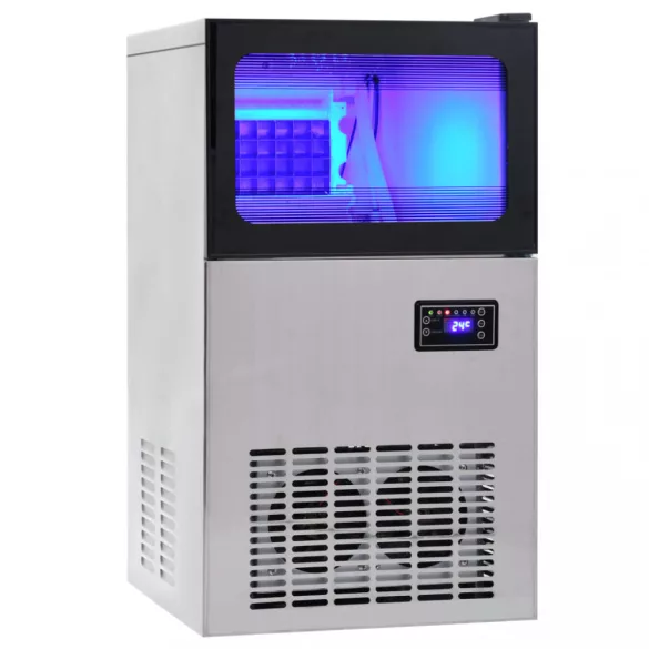 fekete jégkockakészítő 45 kg / 24 óra