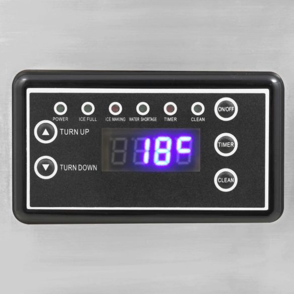 fekete jégkockakészítő 45 kg / 24 óra