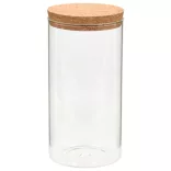 6 db üvegedény parafa fedéllel 1100 ml