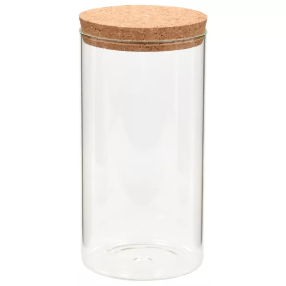 6 db üvegedény parafa fedéllel 1100 ml