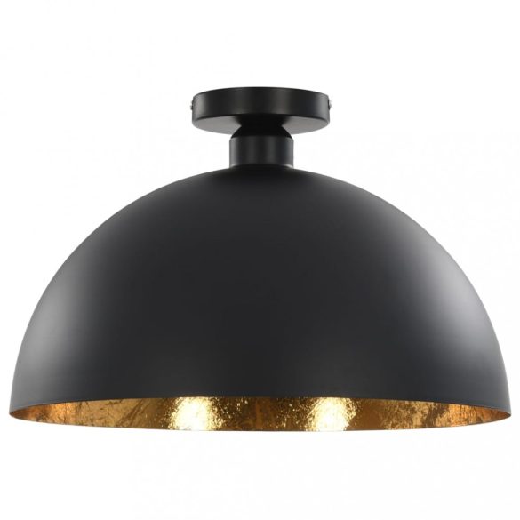 2 darab fekete-arany félgömb alakú mennyezeti lámpa E27