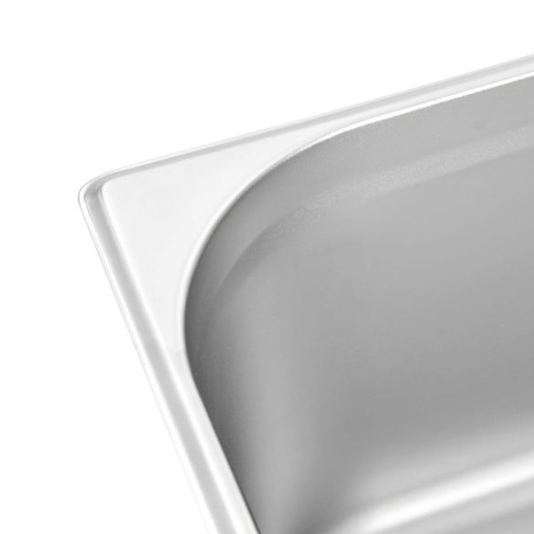 2 db rozsdamentes acél Gasztronorm edény GN 1/1 200 mm