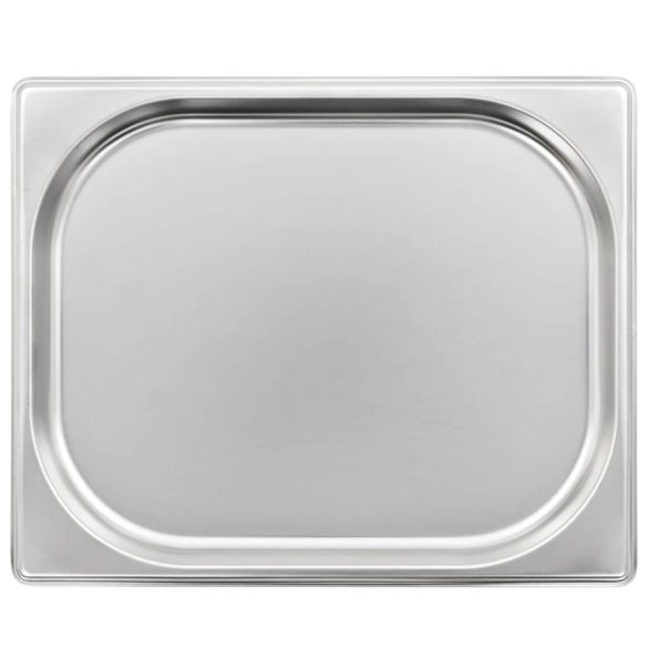 8 db rozsdamentes acél Gasztronorm edény GN 1/2 20 mm