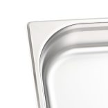 4 db rozsdamentes acél Gasztronorm edény GN 1/2 65 mm