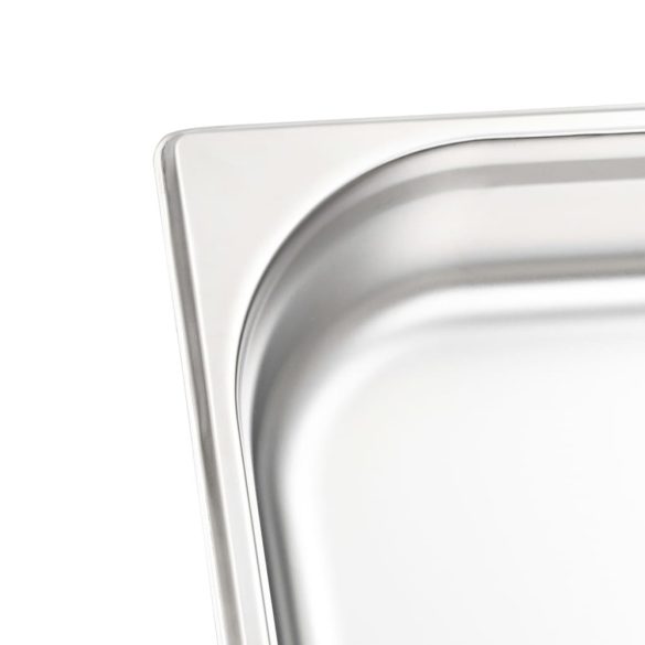 4 db rozsdamentes acél Gasztronorm edény GN 1/2 65 mm