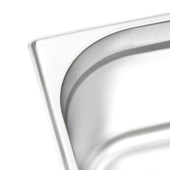 2 db rozsdamentes acél Gasztronorm edény GN 1/2 150 mm