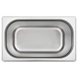 4 db rozsdamentes acél Gasztronorm edény GN 1/4 200 mm