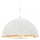 fehér-ezüst függőlámpa Ø50 cm E27