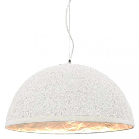 fehér-ezüst függőlámpa Ø50 cm E27