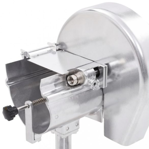 ezüst alumínium kézi zöldségvágó 22 x 44,5 cm