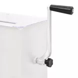 ezüst rozsdamentes acél kézi húskeverő fedéllel