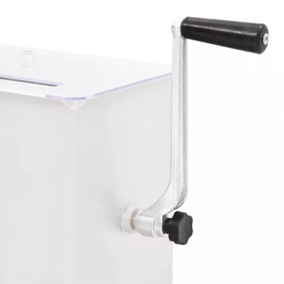 ezüst rozsdamentes acél kézi húskeverő fedéllel