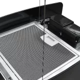 edzett üveg LCD érintőképernyős sziget páraelszívó