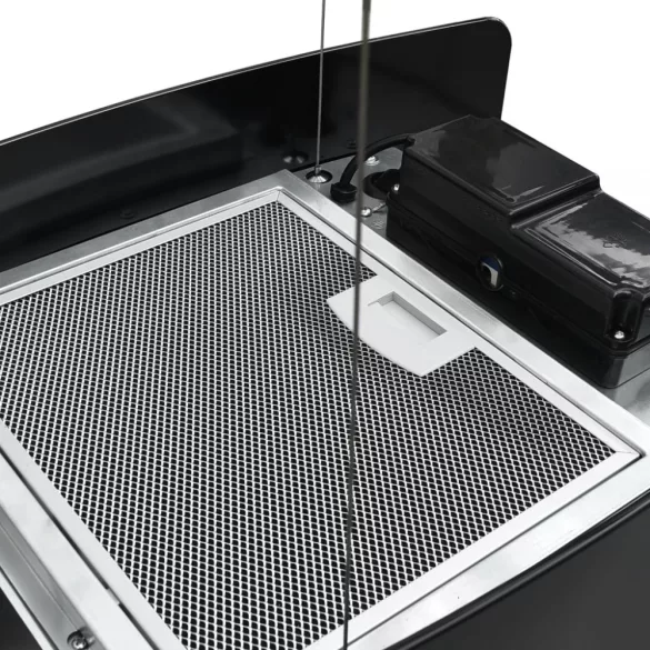 edzett üveg LCD érintőképernyős sziget páraelszívó