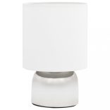2 darab fehér asztali lámpa érintőgombbal E14