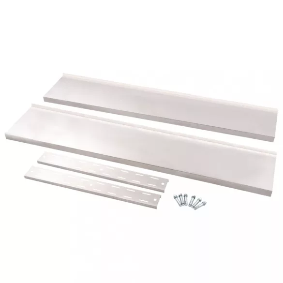 kétszintes rozsdamentes acél falra szerelhető polc 150 x 30 cm