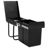 lágyan csukódó kihúzható konyhaszekrény szemeteskuka 20 L