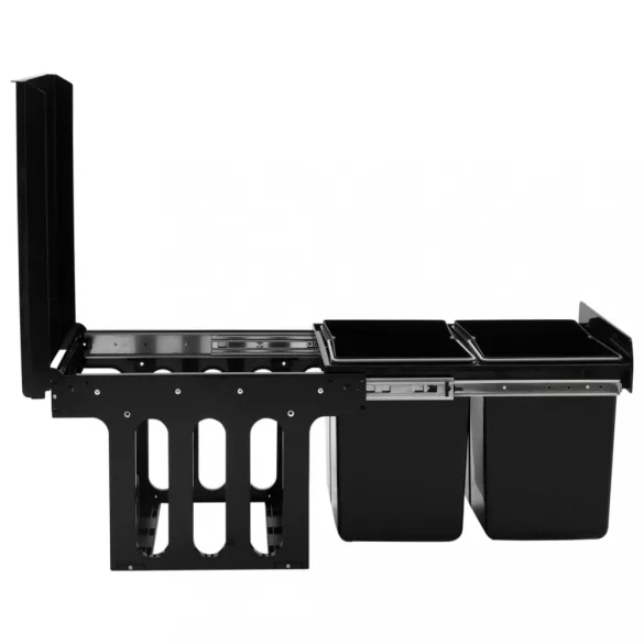 lágyan csukódó kihúzható konyhaszekrény szemeteskuka 36 L