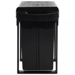 lágyan csukódó kihúzható konyhaszekrény szemeteskuka 36 L