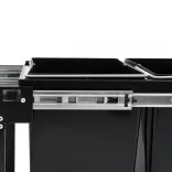 lágyan csukódó kihúzható konyhaszekrény szemeteskuka 36 L