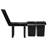 lágyan csukódó kihúzható konyhaszekrény szemeteskuka 48 L