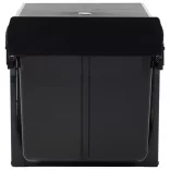 lágyan csukódó kihúzható konyhaszekrény szemeteskuka 48 L