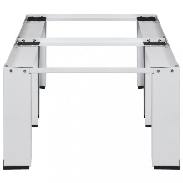 fehér dupla mosó- és szárítógép állvány