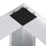 fehér dupla mosó- és szárítógép állvány