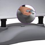 szürke A1-es alumíniumötvözet poszterállvány