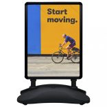 fekete A1-es alumíniumötvözet poszterállvány