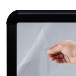 fekete A1-es alumíniumötvözet poszterállvány