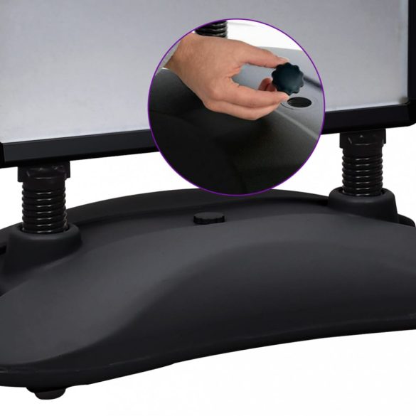 fekete A1-es alumíniumötvözet poszterállvány