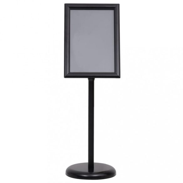 A3-as fekete alumíniumötvözet poszterállvány