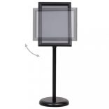 A3-as fekete alumíniumötvözet poszterállvány