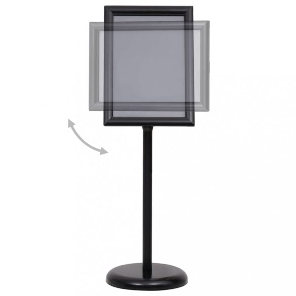 A3-as fekete alumíniumötvözet poszterállvány