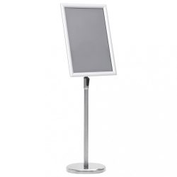 ezüstszínű A3-as alumíniumötvözet poszterállvány