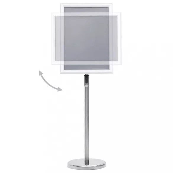 ezüstszínű A3-as alumíniumötvözet poszterállvány