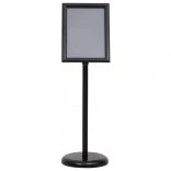 A4-es fekete alumíniumötvözet poszterállvány