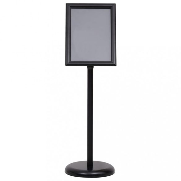 A4-es fekete alumíniumötvözet poszterállvány