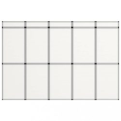   fehér 15 paneles összecsukható kiállítófal 302 x 200 cm
