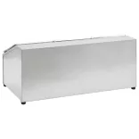 rozsdamentes acél gastronorm tároló 3 db GN 1/6-os edénnyel