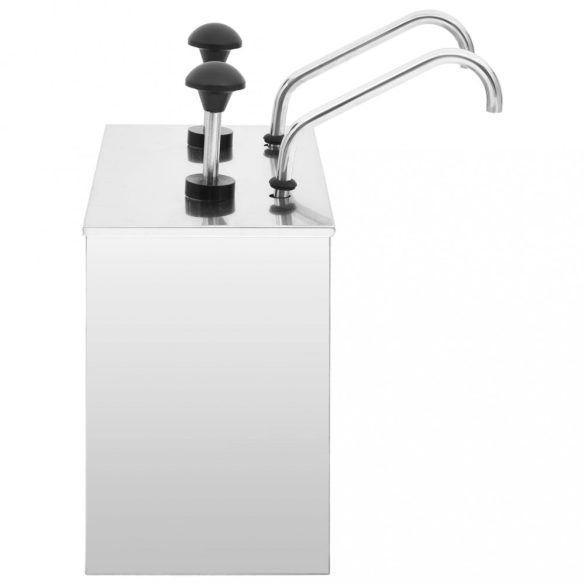 rozsdamentes szószadagoló 2 x 3,5 L