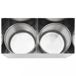 rozsdamentes szószadagoló 2 x 3,5 L