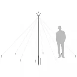 karácsonyi bel- és kültéri vízesés favilágítás 400 LED-del 2,5m