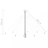 karácsonyi bel- és kültéri vízesés favilágítás 400 LED-del 2,5m