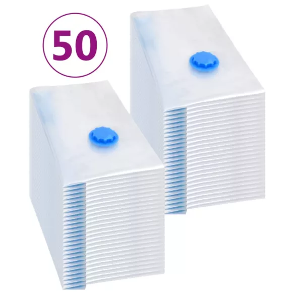 50 db vákuumos utazó tárolózsák ruhákhoz 60 x 40 cm