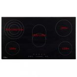 5 égős kerámia főzőlap érintős vezérlőpanellel 77 cm 8500 W