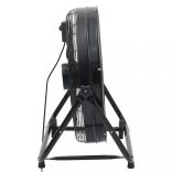 fekete ipari dobventilátor 60 cm 172,5 W