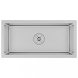 kézzel készült rozsdamentes acél mosogató